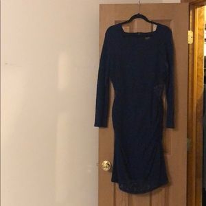 Navy Laundry by Shelli Segal Lace dress